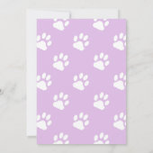 Kitten Birthday nodigt u me uit Kaart (Achterkant)