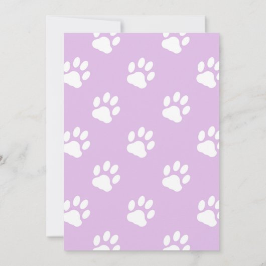 Kitten Birthday nodigt u me uit Kaart (Achterkant)