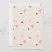 Kitten Birthday Paw-ty Party Animal Confetti Kaart (Achterkant)