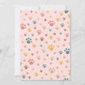 Kitten Black Kitty Kat Uitnodiging Verjaardag (Achterkant)