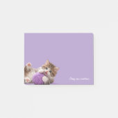 Kitten Blijf Positief Plaknotities Post-it® Notes (Voorkant)