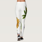 Kitten Bloem Leggingen Leggings (Achterkant)