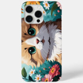 Kitten & Bloemen Case-Mate iPhone Case (Achterkant)
