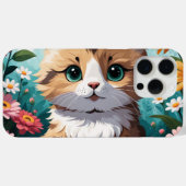 Kitten & Bloemen Case-Mate iPhone Case (Achterkant (horizontaal))