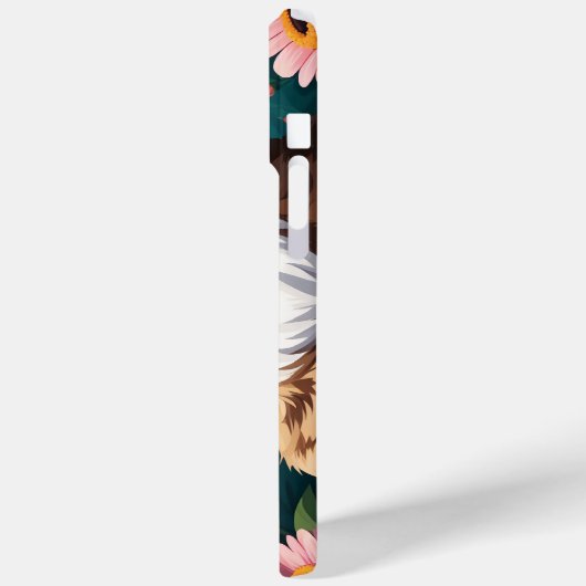 Kitten & Bloemen Case-Mate iPhone Case (Achterkant / Links)