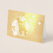 Kitten, Bloemen, Klaver en Stippen, ZKOA Folie Kaarten (Voorkant)