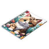 Kitten & Bloemen Notitieboek (Linkerzijde)