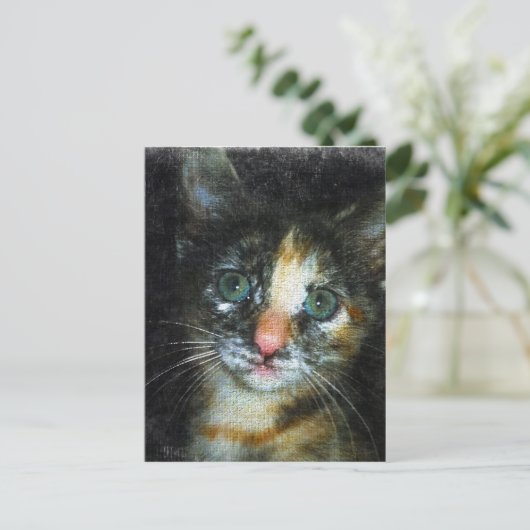 Kitten Briefkaart (Staand voorkant)