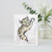 Kitten Briefkaart (Staand voorkant)