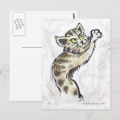 Kitten Briefkaart (Voorkant / Achterkant)