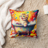 Kitten Bubble Bath Kussen (Deken)
