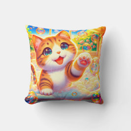 Kitten Bubble Bliss Kussen
