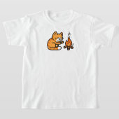 Kitten Campfire T-shirt (Laagn)