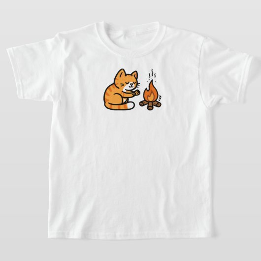 Kitten Campfire T-shirt (Laagn)