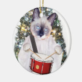 Kitten Carol Personalized Holiday Ornament (Links)
