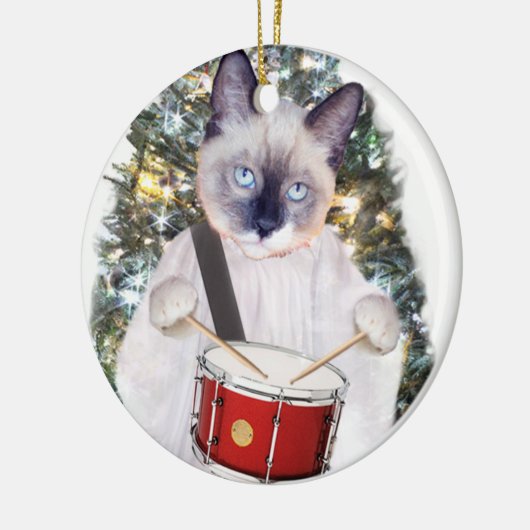 Kitten Carol Personalized Holiday Ornament (Links)