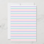 Kitten Cat Laten we Pavty Verjaardag Kaart (Achterkant)