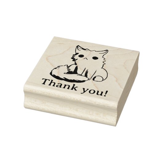 Kitten, Cat, thank you! Rubberstempel (Stempel)