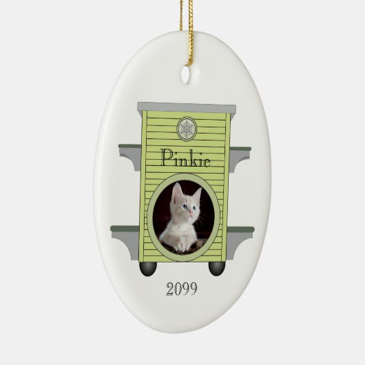 Kitten Cat Upload Foto Cat House Metal Ornament (Rechts)