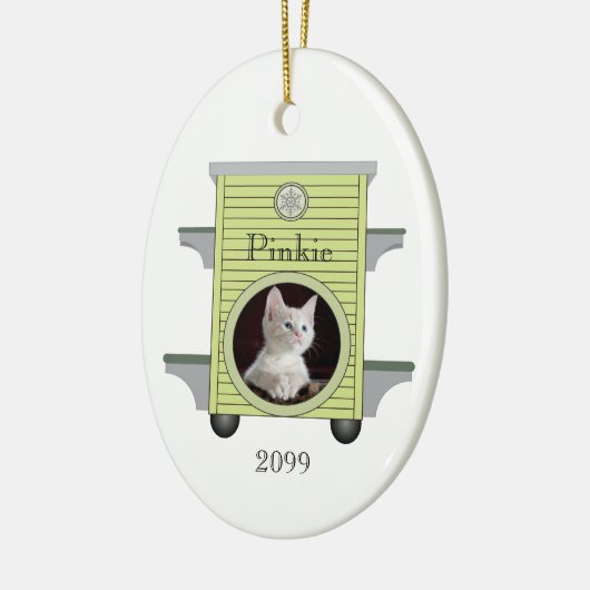 Kitten Cat Upload Foto Cat House Metal Ornament (Links)
