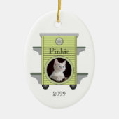 Kitten Cat Upload Foto Cat House Metal Ornament (Voorkant)