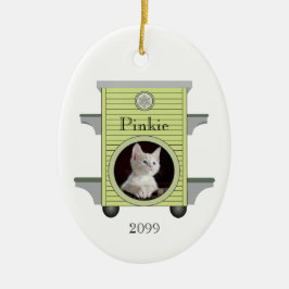 Kitten Cat Upload Foto Cat House Metal Ornament