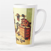 Kitten Classroom Chaos Louis Wain Latte Mok (Rechts)