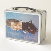 Kitten comfort Maureen Girard Stripes Blauw (Achterkant)