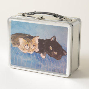 Kitten comfort Maureen Girard Stripes Blauw