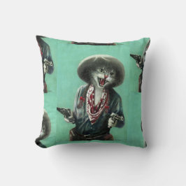 Kitten Cowgirl Cushion Kussen