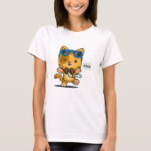 Kitten Cute Art T-shirt (Voorkant)