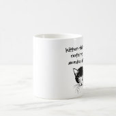 kitten denkt alleen maar aan moord de hele dag koffiemok (Center)