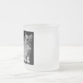 Kitten denkt de hele dag aan moord matglas koffiemok (Center)