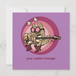 kitten die gitaar grappige cartoon spelen