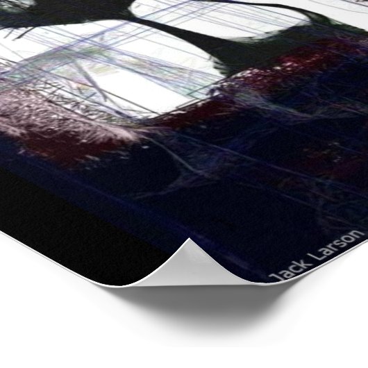 Kitten die Regen van het poster van het Venster be (Hoek)