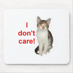 Kitten Doesnt Care Muismat