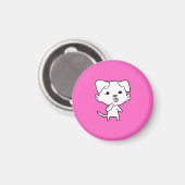 Kitten Dog Magnet - Roze (Voorkant / Achterkant)