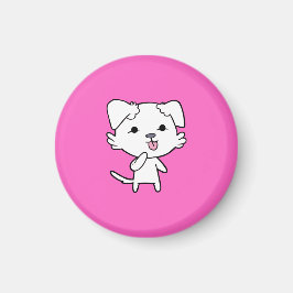 Kitten Dog Magnet - Roze