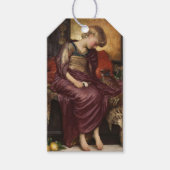 Kitten (door Frederic Leighton) Cadeaulabel (Voorkant)