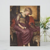 Kitten (door Frederic Leighton) Kaart (Staand voorkant)