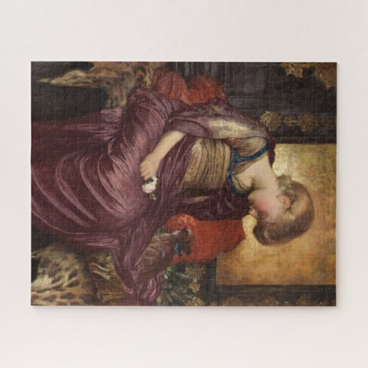 Kitten (door Frederic Leighton) Legpuzzel (Horizontaal)