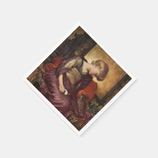 Kitten (door Frederic Leighton) Servet (Hoek)