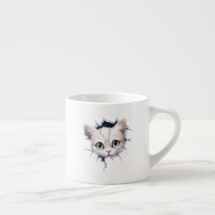 Kitten doorbreken espresso cup kop