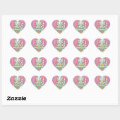 KITTEN & EASTER EGG BASKET, CAT-STICKERS — Databla Hart Sticker (Vel)