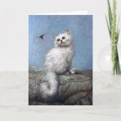 Kitten en Bee, Carl Kahler Bedankkaart (Voorkant)