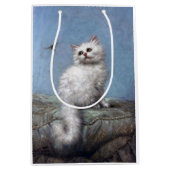 Kitten en Bee, Carl Kahler Medium Cadeauzakje (Voorkant)