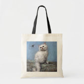 Kitten en Bee, Carl Kahler Tote Bag (Voorkant)