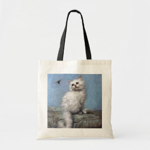 Kitten en Bee, Carl Kahler Tote Bag