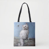 Kitten en Bee, Carl Kahler Tote Bag (Voorkant)