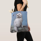 Kitten en Bee, Carl Kahler Tote Bag (Dichtbij)